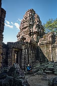 Banteay Kdei temple - towers nad galleries of the inner temple enclosures.